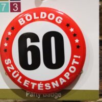 kitűző boldog 60 születésnapot (60.szülinap)