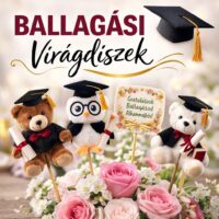 Ballagási virágdísz