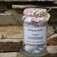 boldogság befőtt óvónőnek – egyedi ajándék ballagásra