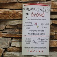 legjobb óvónő fatábla – ballagási ajándék óvónőknek