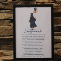 „lányomnak” ballagási kép keretben – inspiráló ajándék végzősöknek
