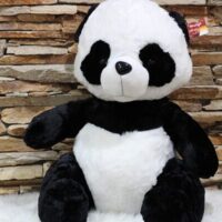 Óriás plüss panda maci 75 cm – nagyméretű puha panda ajándék