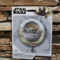 star wars grogu (baby yoda) fólia lufi 46 cm – the mandalorian kör alakú lufi