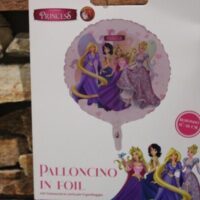 disney hercegnők fólia lufi 46 cm – kör alakú hercegnős születésnapi lufi