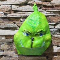 grincs teljes fej gumimaszk – zöld grinch jelmezmaszk