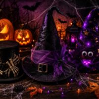Halloween kalapok és varázslósapkák