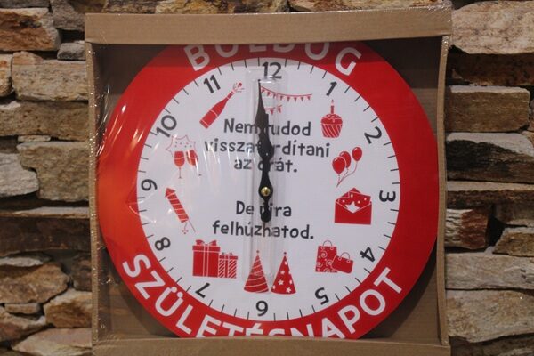 „Nem tudhatod…” falióra – Vicces születésnapi ajándék | PartyBallon