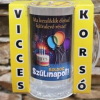 „Boldog szülinapot – ma kezdődik!” söröskorsó | PartyBallon
