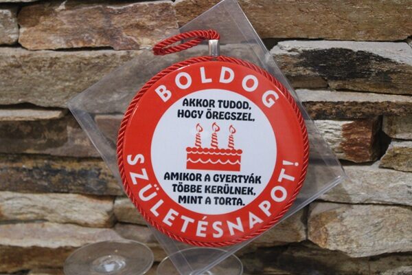 születésnapi edényalátét – „boldog születésnapot… akkor tudod!” | partyballon