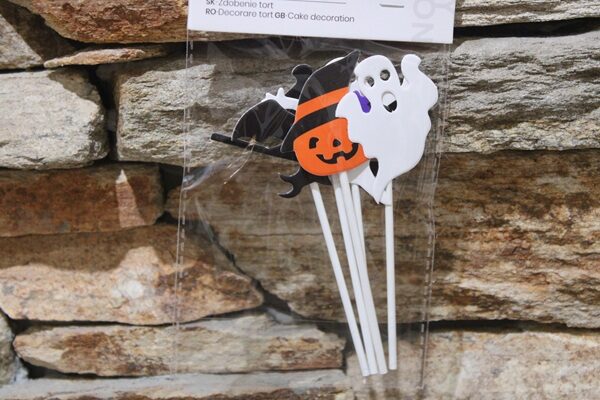 Halloween tortadísz – Szellemes boszis süteménydekoráció | PartyBallon